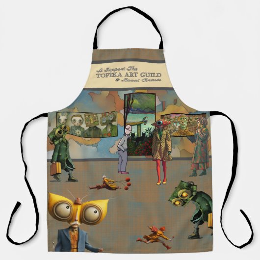 I support the Topeka Art Guild Apron エプロン (正面)