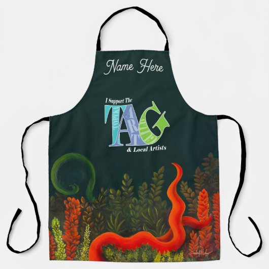 I support the Topeka Art Guild Design Apron エプロン (正面)