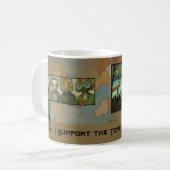 I support the Topeka Art Guild Mug コーヒーマグカップ (正面左)