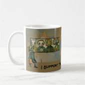 I support the Topeka Art Guild Mug コーヒーマグカップ (左)