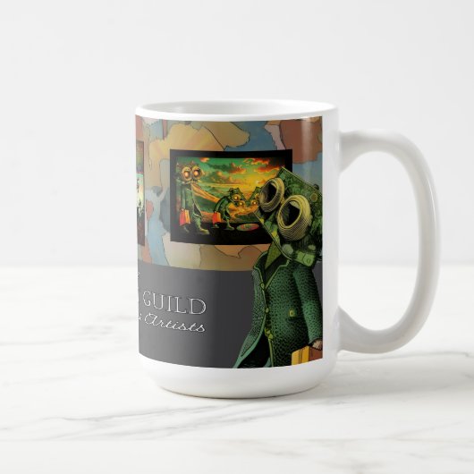 I support the Topeka Art Guild Mug コーヒーマグカップ (右)