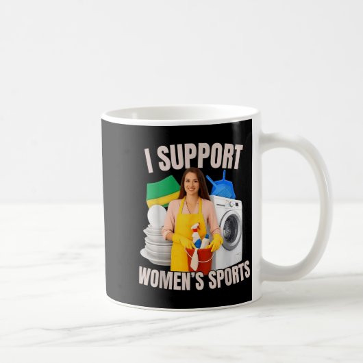 I Suprt Women's Srts Unwearable Aduld Humor Bootle コーヒーマグカップ (右)