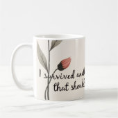 I survice another meeting Mug コーヒーマグカップ (左)