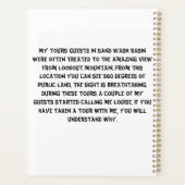 I survided a tour with Louise プランナー手帳 (裏面)