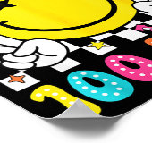 I Survived 100 Days Of School Boys Kids 100th Day  ポスター (角)