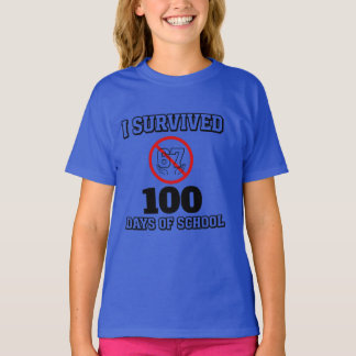I Survived 100 Days of School (Not 67) Funny Tシャツ