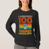 I Survived 100 Masked School Days 100 Days Of Scho Tシャツ (正面)