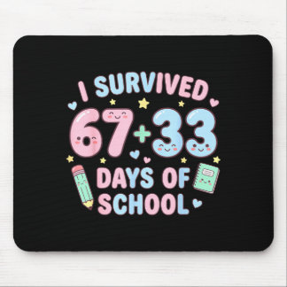 I Survived 100th Days Of School Math Teacher Kids  マウスパッド