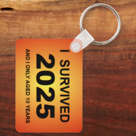 I Survived 2025  キーホルダー (裏面)