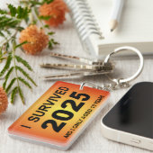 I Survived 2025  キーホルダー (正面右)