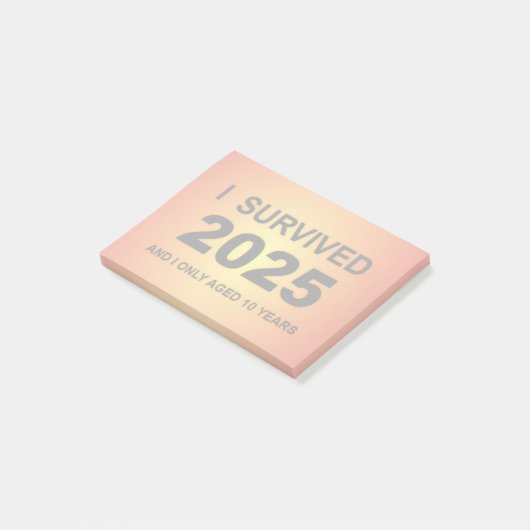 I Survived 2025  ポストイット (アングル)