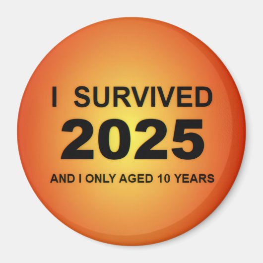 I Survived 2025  マグネット (正面)