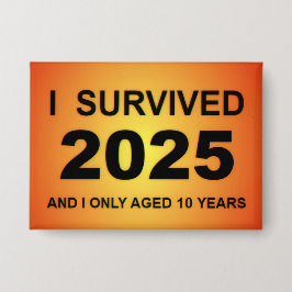 I Survived 2025 缶バッジ