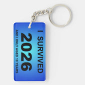 I Survived 2026 キーホルダー (裏面)