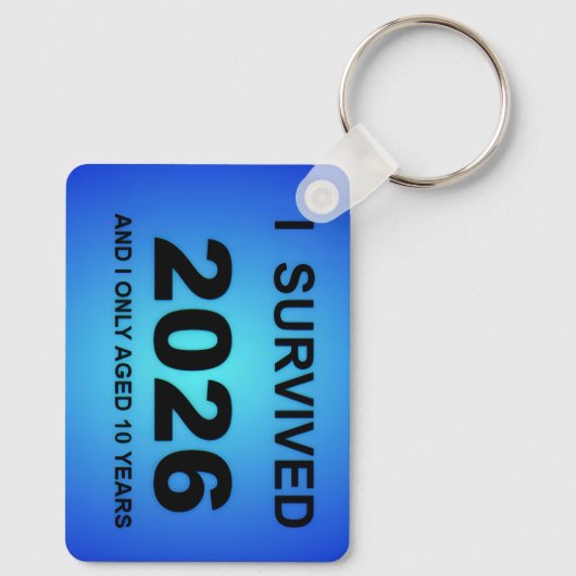 I Survived 2026 キーホルダー (裏面)
