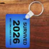 I Survived 2026 キーホルダー (裏面)