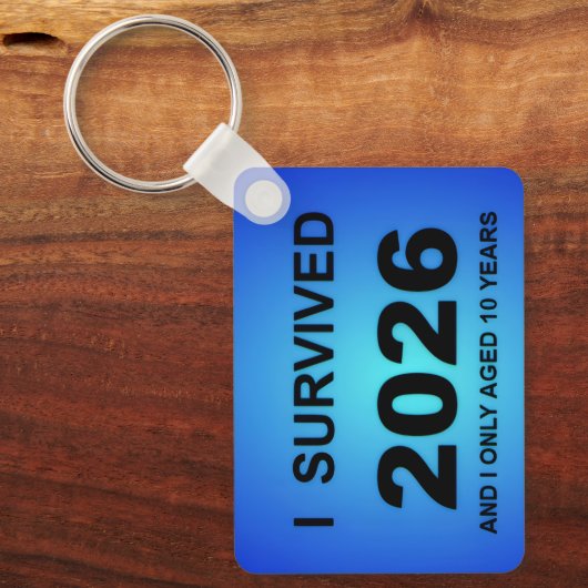 I Survived 2026 キーホルダー (正面)