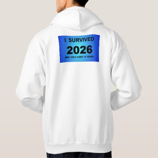 I Survived 2026 パーカ (裏面)