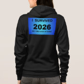 I Survived 2026 パーカ (裏面)