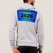 I Survived 2026 パーカ (裏面)