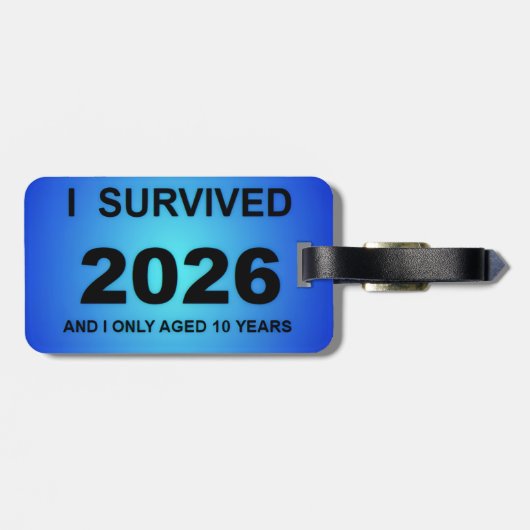 I Survived 2026 ラゲッジタグ (裏面横)