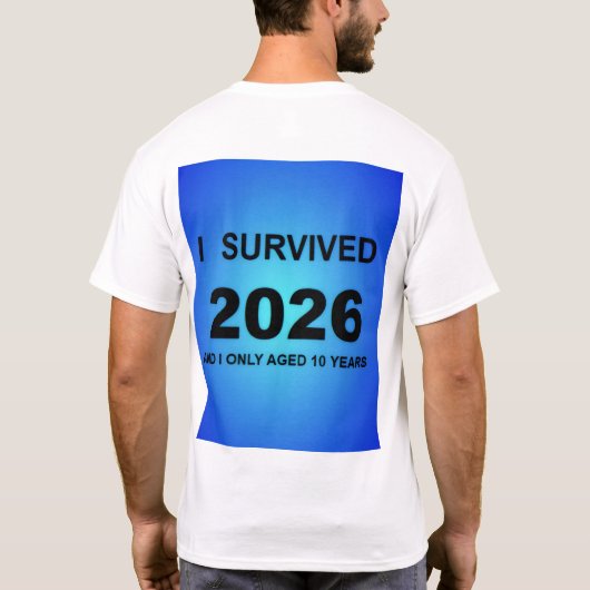 I Survived 2026 Tシャツ (裏面)