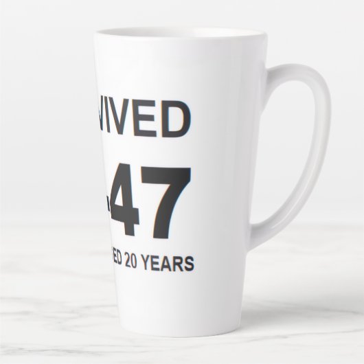 I Survived 45-47 カフェラテマグ (右)