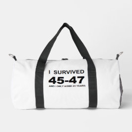 I Survived 45-47 ダッフルバッグ