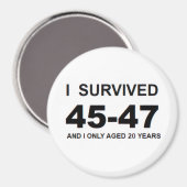 I Survived 45-47 マグネット (正面/裏面)