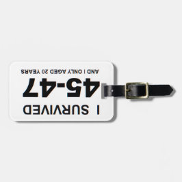 I Survived 45-47 ラゲッジタグ