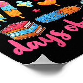 I Survived 67 + 33 Day Of School Funny 6 7 Six Sev ポスター (角)