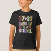I Survived 67 +33 Days Of School, 100 Days Of Tシャツ (正面)