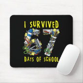 I Survived 67 + 33 Days Of School 100th Day Math T マウスパッド (マウス)