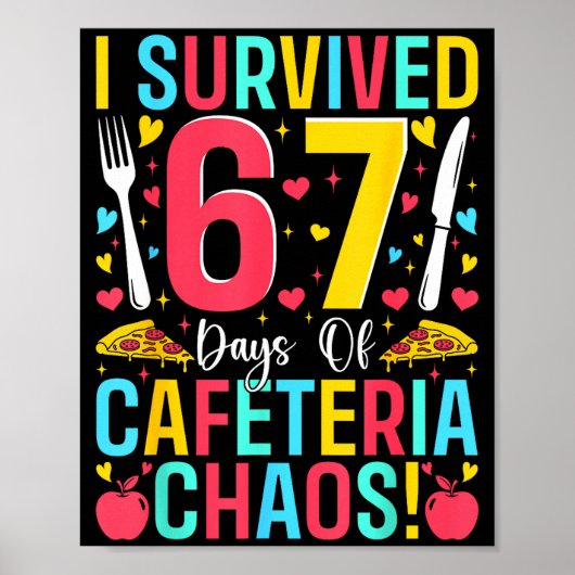 I Survived 67 Days Of Cafeteria Chaos Lunch Lady S ポスター (正面)