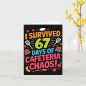 I Survived 67 Days Of Cafeteria Chaos Staff Lunch  カード (黄色い花)