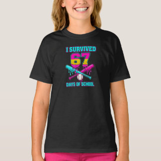 I Survived 67 Days of School, 67 Ice Cream Drip  Tシャツ