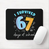 I Survived 67 Days Of School 67 Meme Science Teach マウスパッド (マウス)