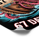 I Survived 67 Days Of School 6-7 Boys Kids Rate Oc ポスター (角)