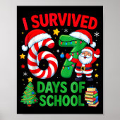 I Survived 67 Days Of School Christmas Candy Cane  ポスター (正面)