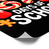 I Survived 67 Days Of School Christmas Candy Cane  ポスター (角)