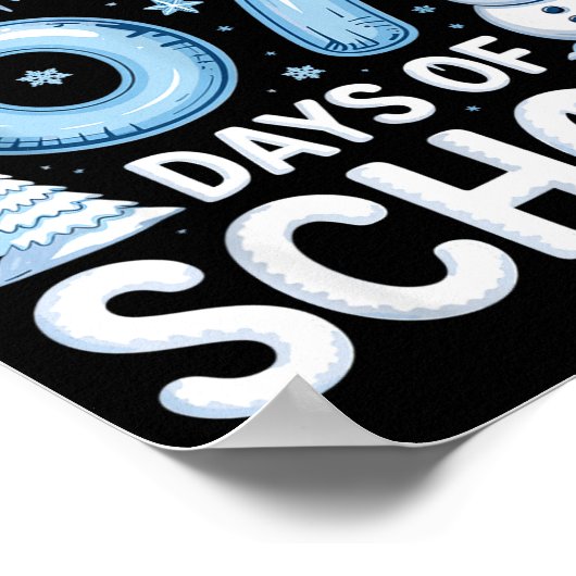 I Survived 67 Days Of School Christmas Candy Cane  ポスター (角)