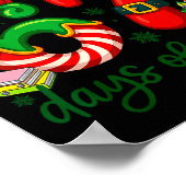 I Survived 67 Days Of School Christmas Candy Cane  ポスター (角)