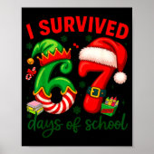 I Survived 67 Days Of School Christmas Candy Cane  ポスター (正面)