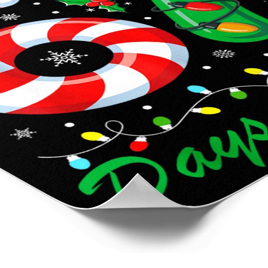 I Survived 67 Days Of School Christmas Candy Cane  ポスター (角)