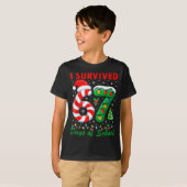 I Survived 67 Days Of School Christmas Candy Cane  Tシャツ (正面フル)