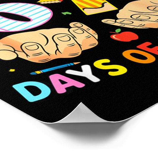 I Survived 67 Days Of School Cool Teacher Design  ポスター (角)