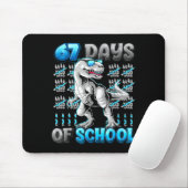 I Survived 67 Days Of School Funny 67 Meme Dinosau マウスパッド (マウス)
