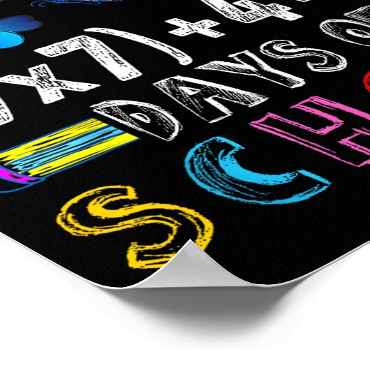 I Survived 67 Days Of School Funny 67 Meme Math Te ポスター (角)