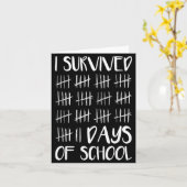 I Survived 67 Days Of School Funny 67 Meme Tally M カード (黄色い花)