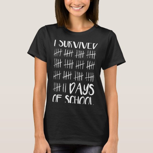I Survived 67 Days Of School Funny 67 Meme Tally M Tシャツ (正面)